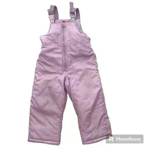 Snowbib Zipper-Closure with Adjustable Straps Coverall Snow Pants Size 3T Girls